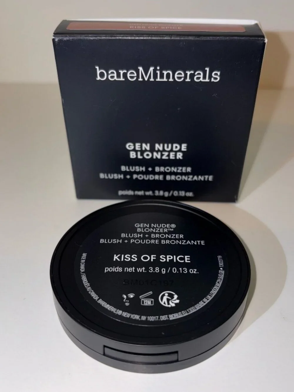 Bareminerals Gen Nude Blonzer Blush and Bronzer Kiss of Spice